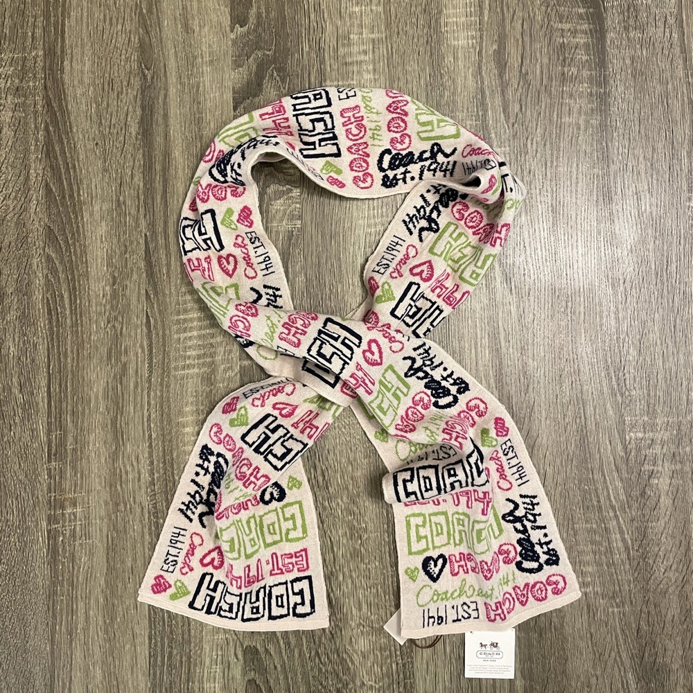 NEW Coach scarf